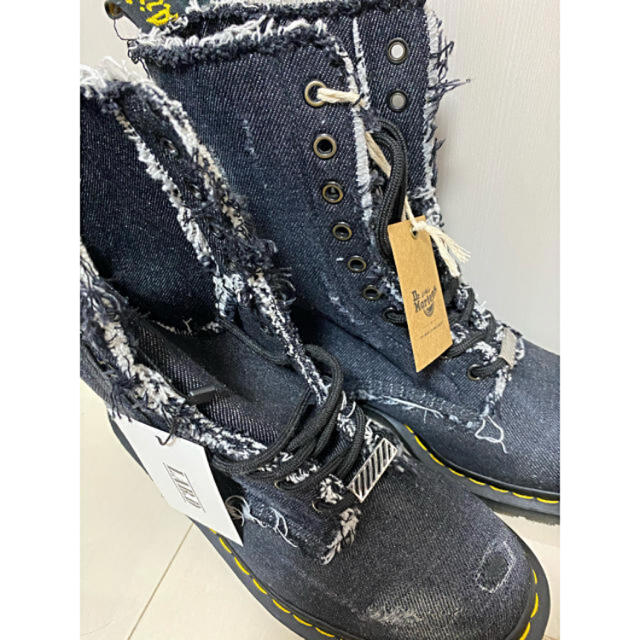 off-white Dr.Martin 限定コラボ デニムブーツ