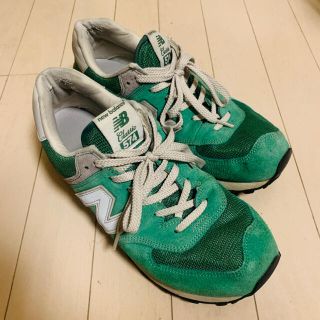 ニューバランス(New Balance)のニューバランス クラシック 574 グリーン　28cm(スニーカー)