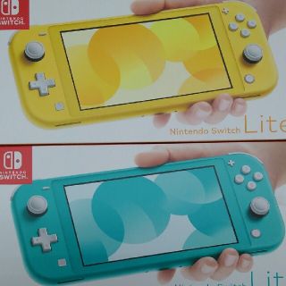 新品未開封　任天堂スイッチライト　イエロー6台　ターコイズ6台(携帯用ゲーム機本体)