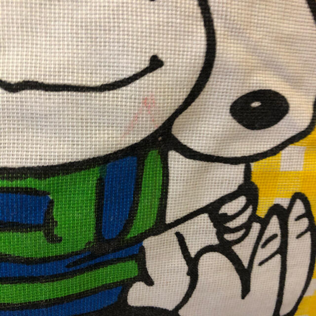 SNOOPY(スヌーピー)の🌜ビンテージ ベッドカバー🌛スヌーピー  大柄　シーツ ハンドメイドの素材/材料(生地/糸)の商品写真