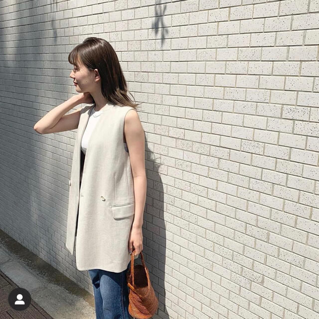 オンライン ショップ 激安 新品タグ付き☆ plage R'IAM LOOSE VEST