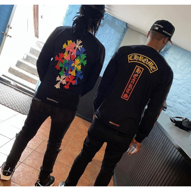 Chrome Hearts - 新作 レア クロムハーツ マルチカラー バッククロス