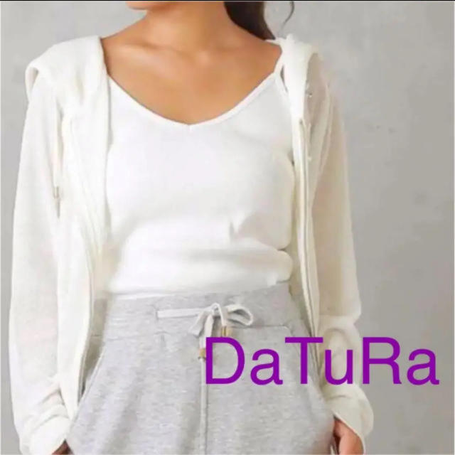 DaTuRa(ダチュラ)の新品 DaTuRa リブ キャミソール トップス バックラウンド ダチュラ レディースのトップス(カットソー(半袖/袖なし))の商品写真