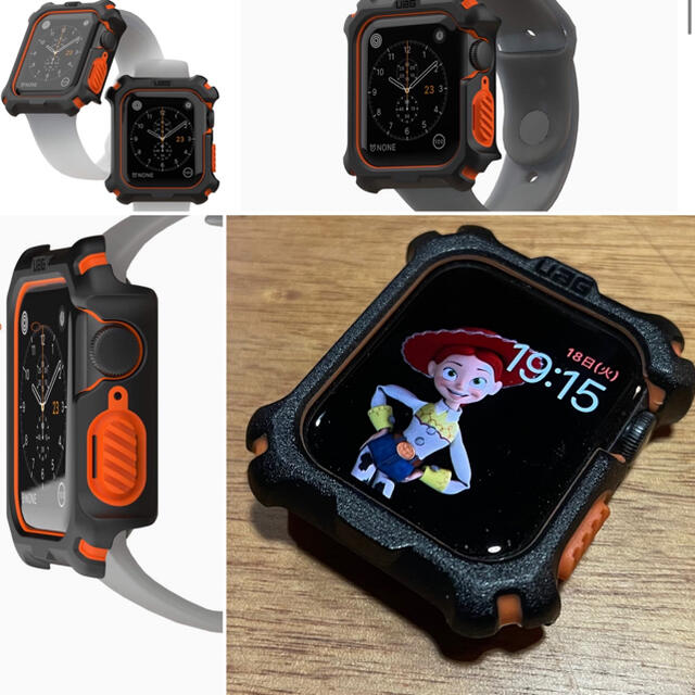 Apple Watch(アップルウォッチ)のURBAN ARMOR GEAR AppleWatch 44mm用バンドとケース スマホ/家電/カメラのスマートフォン/携帯電話(その他)の商品写真