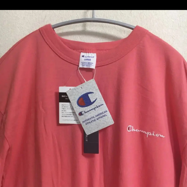 Champion(チャンピオン)のChampion tシャツ ピンク レディースのトップス(Tシャツ(半袖/袖なし))の商品写真