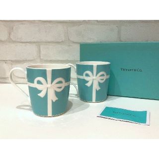 ティファニー(Tiffany & Co.)の【未使用】ティファニー　ペアマグカップ(グラス/カップ)