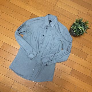 エイチアンドエム(H&M)の美品H&Mシンプルグレーシャツ(シャツ)