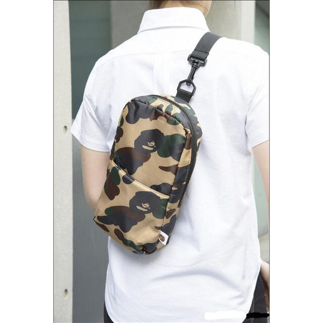 BAPE◇A BATHING APE／迷彩カモ◇ボディバッグ◇付録品ノベルティ-