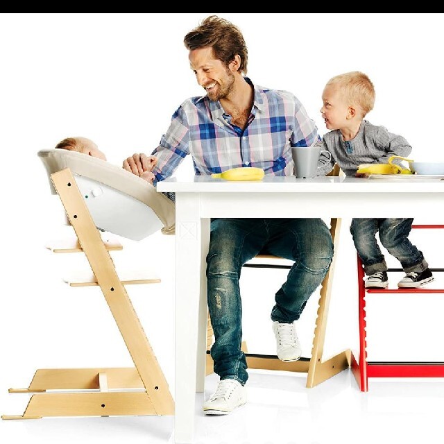 Stokke(ストッケ)のストッケ　トリップトラップ　ニューボーンセット　ベビーシート キッズ/ベビー/マタニティの寝具/家具(その他)の商品写真