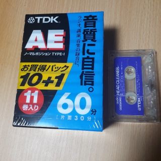 ティーディーケイ(TDK)の新品☆TDKカセットテープ 60分×11本セット(その他)