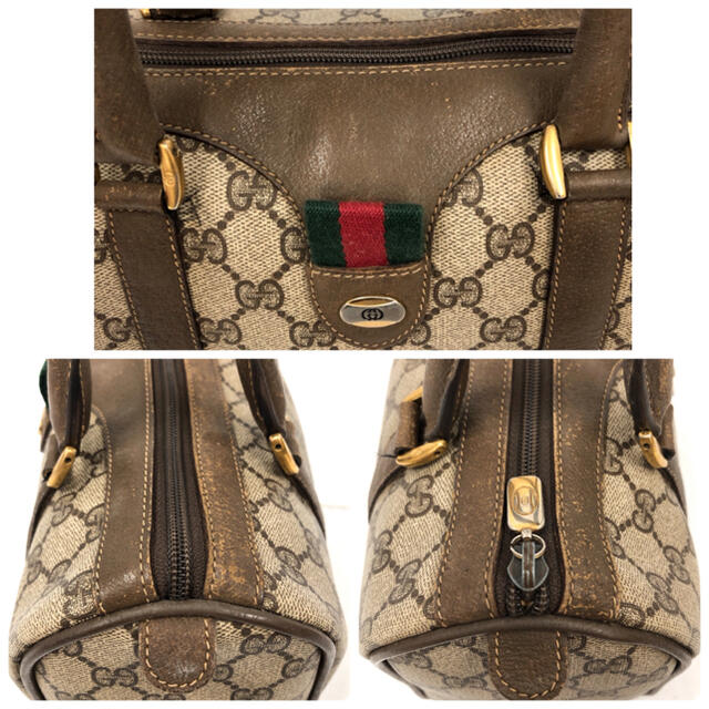 Gucci(グッチ)のGUCCI オールドグッチ ミニ ボストンバッグ グッチ シェリーライン レディースのバッグ(ボストンバッグ)の商品写真