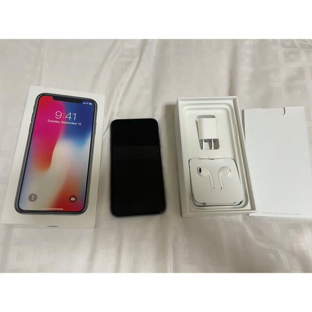 iPhonex 256G スペースグレー　simフリー