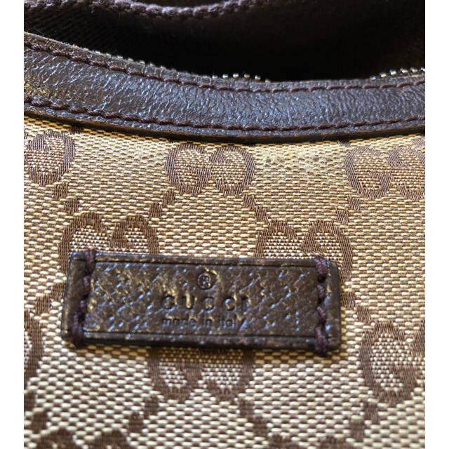 ✨良品 GUCCI グッチ ショルダーバッグ キャンバス レザー