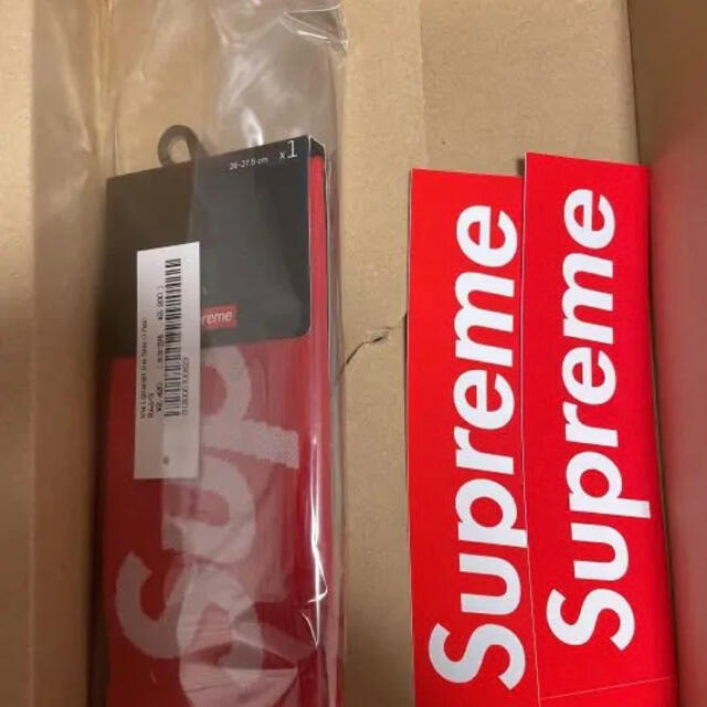 supreme Nike Lightweight Crew Socks red