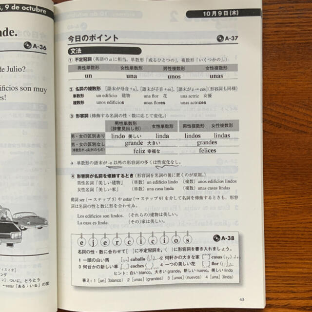 まいにちスペイン語　2008年10月〜2009年3月　6冊 エンタメ/ホビーの本(語学/参考書)の商品写真