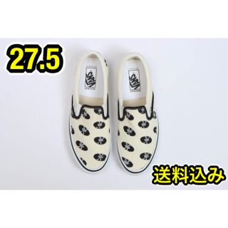 ワコマリア(WACKO MARIA)の【END.当選】VANS WACKO MARIA スリッポン白 27.5 送料込(スニーカー)