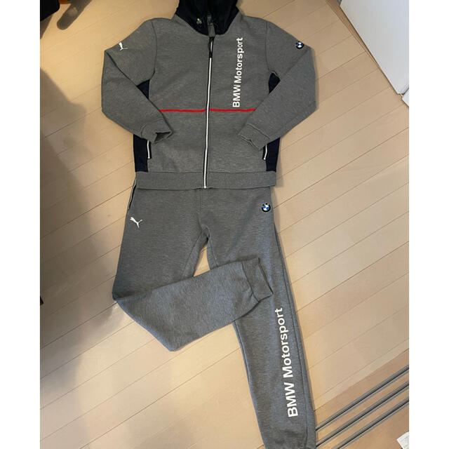 □新品☆Lサイズ相当☆PUMA×BMW スウェット 上下セット セットアップ ...