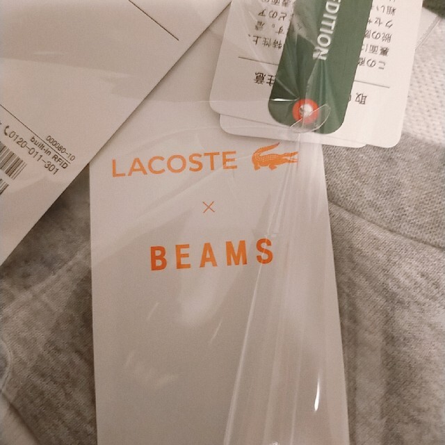 LACOSTE(ラコステ)の【新品・未使用】BEAMS 別注LACOSTE 4 XL グレイ メンズのトップス(スウェット)の商品写真