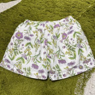 プティマイン(petit main)のプティマイン　花柄ショートパンツ　100cm(パンツ/スパッツ)