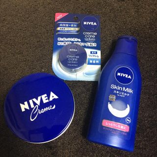 ニベア(ニベア)のNIVEA★リップバーム、クリーム、ボディクリームセット(ボディクリーム)