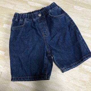 ユニクロ(UNIQLO)のデニムハーフパンツ　ユニクロ　UNIQLO キッズ　XS 95 110 デニム(パンツ/スパッツ)