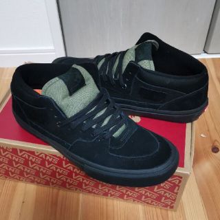 ヴァンズ(VANS)の【早い者勝ち値引きUSED美品】VANS HALF CAB PRO 黒緑 29(スニーカー)