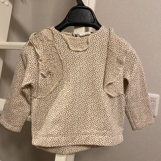 ザラキッズ(ZARA KIDS)のzara Baby フリルトレーナー　サイズ92(Tシャツ/カットソー)