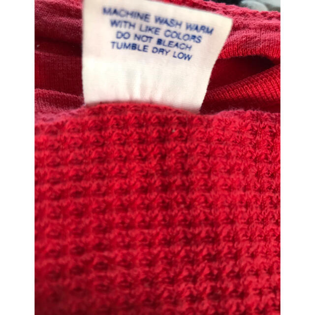 JEMORGAN(ジェーモーガン)のJEモーガンLong Johnsアメリカ製サーマル長袖シャツ　赤 メンズのトップス(Tシャツ/カットソー(七分/長袖))の商品写真