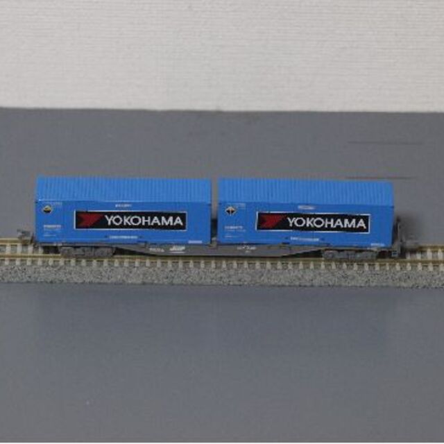 コキ107　コンテナ積載 エンタメ/ホビーのおもちゃ/ぬいぐるみ(鉄道模型)の商品写真