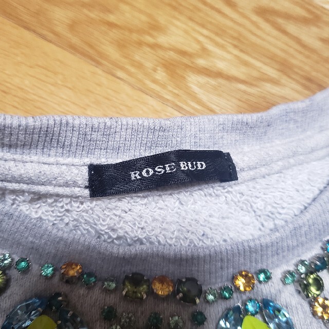 ROSE BUD(ローズバッド)のROSE BUD ローズバッド スウェットベスト グレー レディースのトップス(トレーナー/スウェット)の商品写真