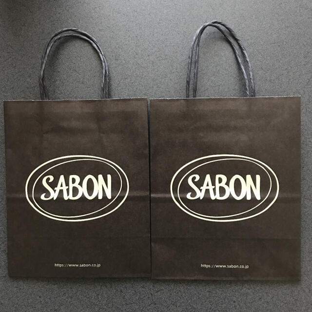 SABON(サボン)のSABONショップ袋2枚 レディースのバッグ(ショップ袋)の商品写真