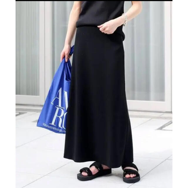 DEUXIEME CLASSE - Deuxieme Classe *Jersey フレアスカート　ブラック