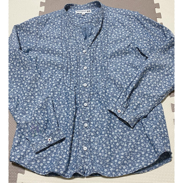 UNIQLO(ユニクロ)の【UNIQLO】花柄　シャツ　美品！ レディースのトップス(シャツ/ブラウス(長袖/七分))の商品写真