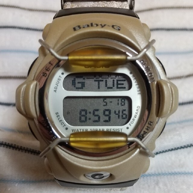 Baby-G(ベビージー)の専用値下げ男女兼用 新品電池交換済み 割と美品 カシオBaby-G BG-400 レディースのファッション小物(腕時計)の商品写真