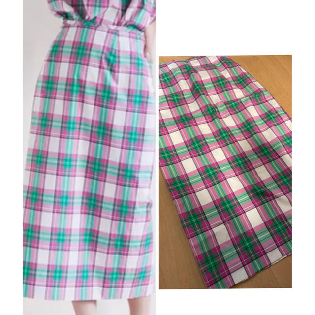 GALLARDA GALANTE(ガリャルダガランテ)のガリャルダガランテ　チェックスカート レディースのスカート(ひざ丈スカート)の商品写真
