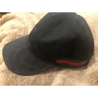 グッチ(Gucci)の❤︎ GUCCI キャップ 黒 正規品(その他)