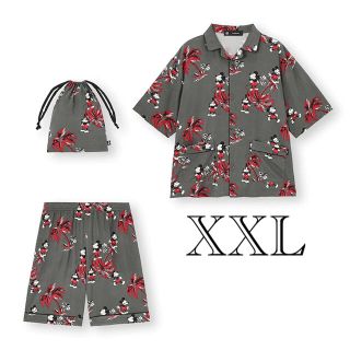 ジーユー(GU)の新品☆GU☆アンダーカバー☆ディズニー☆ミッキー☆パジャマ☆グレー☆XXL(その他)