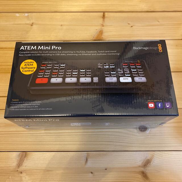 ATEM Mini Pro 新品未開封 Black magic design