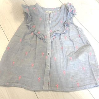 ザラ(ZARA)の☆ zara baby／ フリルブラウス ／チュニック☆(ブラウス)