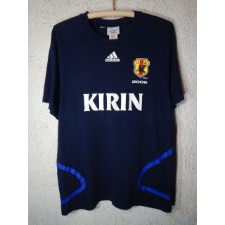 o2768　アディダス　キリン　日本代表　2006　tシャツ　サムライブルー(記念品/関連グッズ)