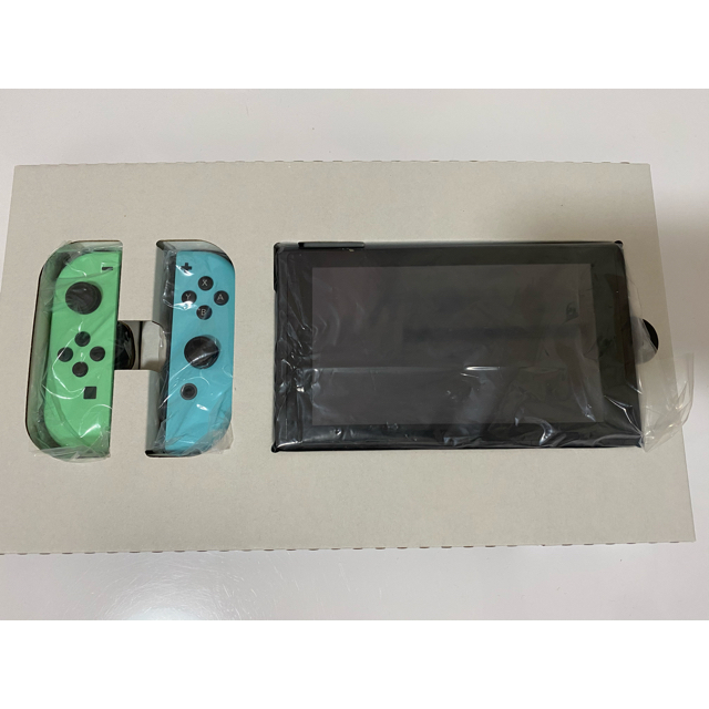 Nintendo Switch(ニンテンドースイッチ)のNintendo Switch あつまれどうぶつの森セット エンタメ/ホビーのゲームソフト/ゲーム機本体(家庭用ゲーム機本体)の商品写真