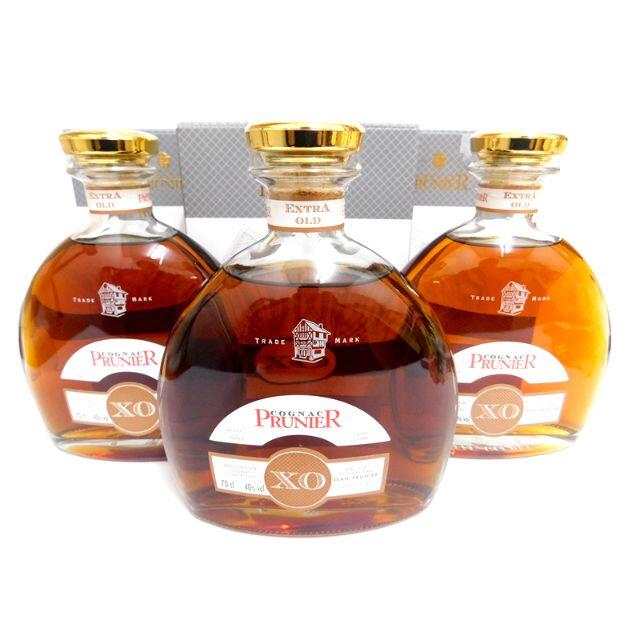 古酒 Cognac Prunier XO 3本セット プルニエ コニャック