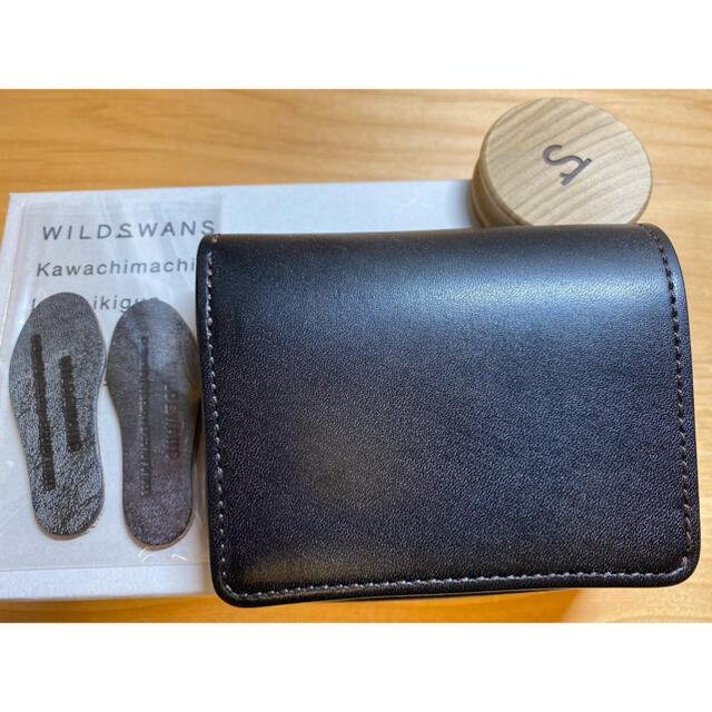 ワイルドスワンズ  WILDSWANS  KF-003  フルグレイン　ブラック メンズのファッション小物(折り財布)の商品写真