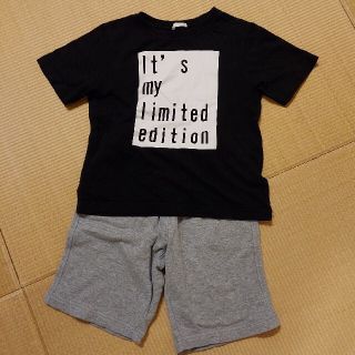 ジーユー(GU)のGU☆Tシャツ&スウェットパンツセット130cm(Tシャツ/カットソー)