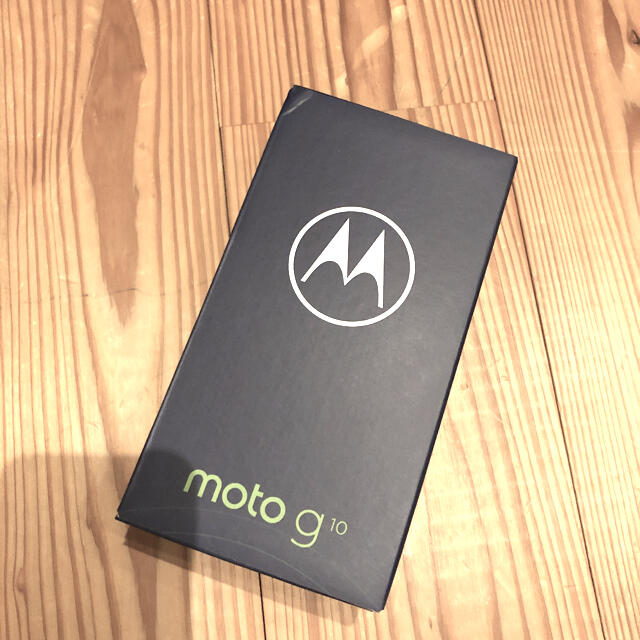【新品未使用】moto g10 オーロラグレイ　4GB/64GB800万画素通信方式LTE
