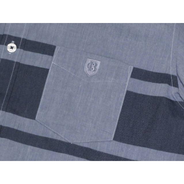 BLACK LABEL CRESTBRIDGE(ブラックレーベルクレストブリッジ)のブラックレーベル クレストブリッジ 半袖シャツ S 15,000円 ブルーグレー メンズのトップス(シャツ)の商品写真