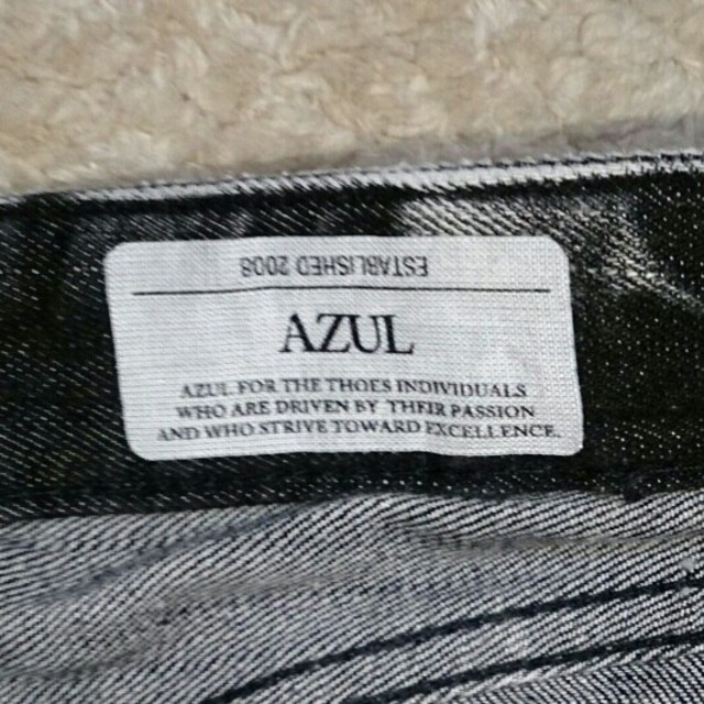 AZUL by moussy(アズールバイマウジー)のAZUL★ﾀﾞﾒｰｼﾞﾃﾞﾆﾑｽｶｰﾄ レディースのスカート(ミニスカート)の商品写真