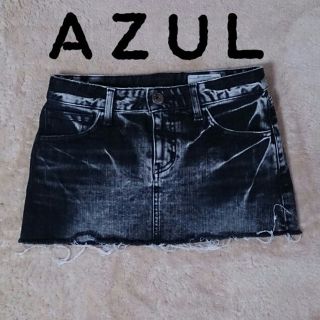 アズールバイマウジー(AZUL by moussy)のAZUL★ﾀﾞﾒｰｼﾞﾃﾞﾆﾑｽｶｰﾄ(ミニスカート)