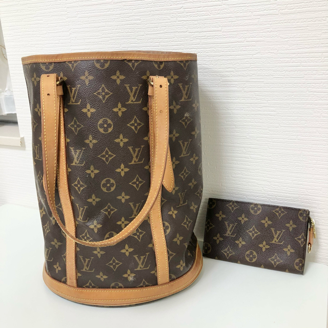 専用です!ルイヴィトン モノグラム バケツ ポーチ付き トートバッグ