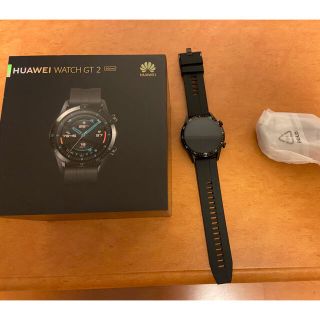 ファーウェイ(HUAWEI)のHuawei watch GT 2 46mm 中古品(腕時計(デジタル))